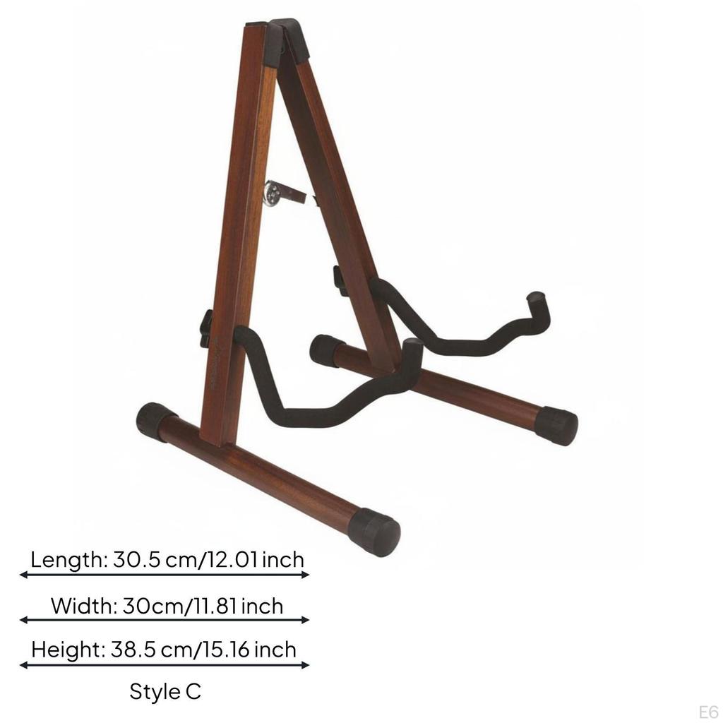 Supporto per Chitarra a V in Legno Universale Stabile Supporto per Strumento Musicale