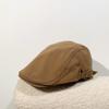 Korean Style Berets Hat Solid Color Peaked Cap Sweet Octagonal Hat  Ladies