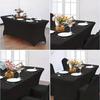 1PC Table Cloth For Hotel Wedding Party Banquet Outdoor  Solid Color Tablecloth  Elastic Washable Wrinkle Resistant