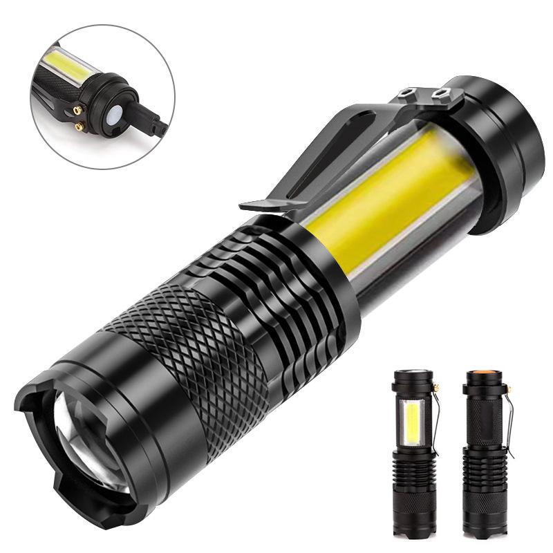 Buy LED Zoom Flashlight Led Outdoor Multifunction Tactical Flashlight