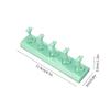 3D Print Non-Magnetic Nail Stand 5 Grid Design Non-Magnetic Nail Showing Holder Heart-Shaped Reusable False Nail Display Rack