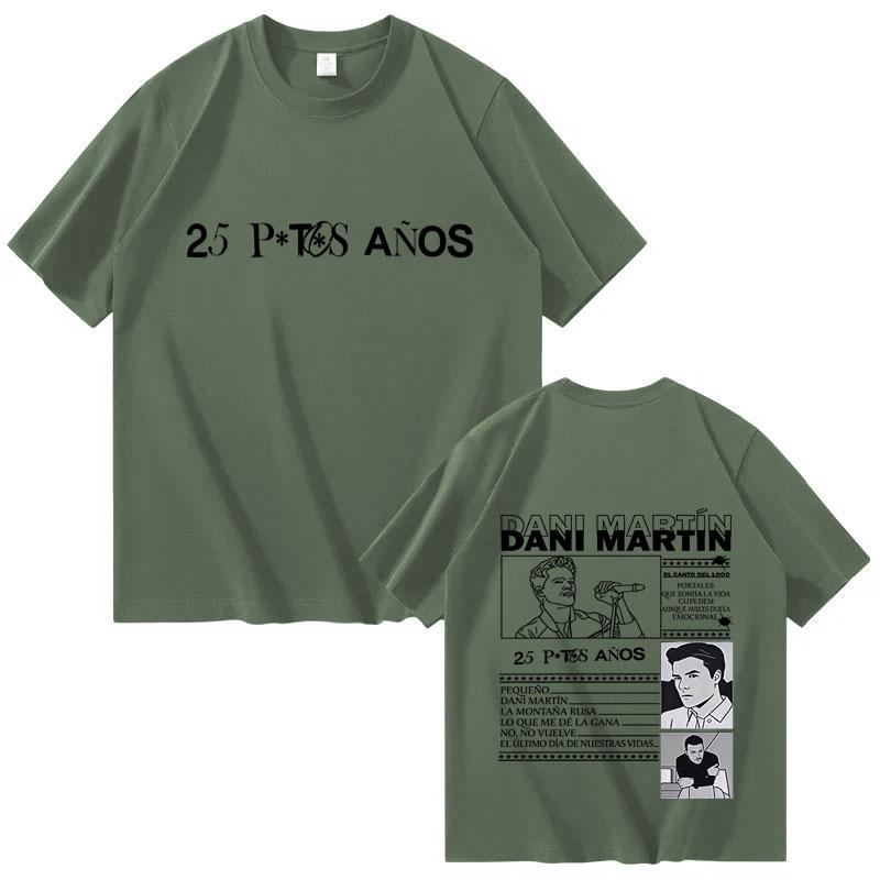 

Dani Martin Que Caro Es El Tiempo Fashion Graphics Merch TShirts Men Women Hip Hop Short Sleeve T Shirts Gothic Cotton Tshirts 3XL