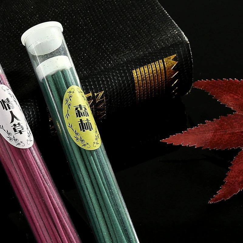 50 Pcs Incense Sticks Natural Vanilla Sandalwood Rose Scent Air Freshener Home Decor