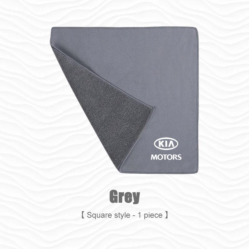 PU Car Cleaning Tools Microfiber Wash Towels Cleaning Brush For KIA Rio Ceed Picanto Sportage Sorento Cerato Soul Optima Flip KN RB6