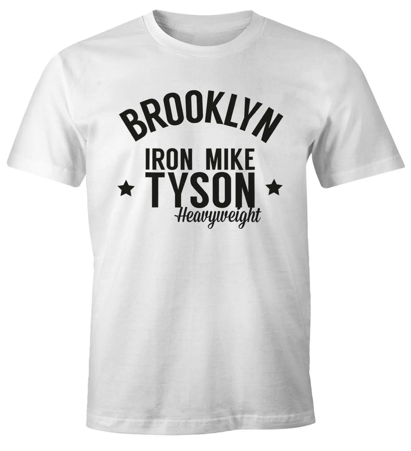 Brooklyn New York Iron Boxing Gym TShirt Mike Tyson Summer Cotton ONeck Short Sleeve Mens T Shirt New Size S3XL S