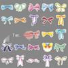 50 Creative Bow Cartoon Stickers for Phone Cases and Journals