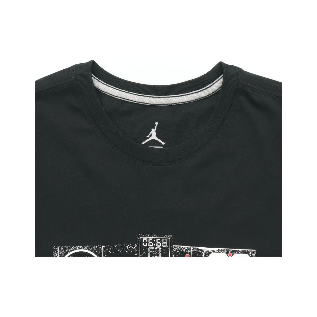 Jordan Last Shot AJ14 Rundhals Kurzarm T-Shirt Herren Oberteile Schwarz BQ2556-010
