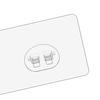 15Pcs Shower Caddy Adhesive Replacement Bathroom Shower Shelf Strong Adhesive Traceless No Drilling Hook Adhesive Sticker Kitchen Rack Adhesive Patch