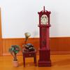 Realistic Miniature Grandfather Clock Dollhouses Decors Vintage Design for Nostalgic Collectors and Home Decoration