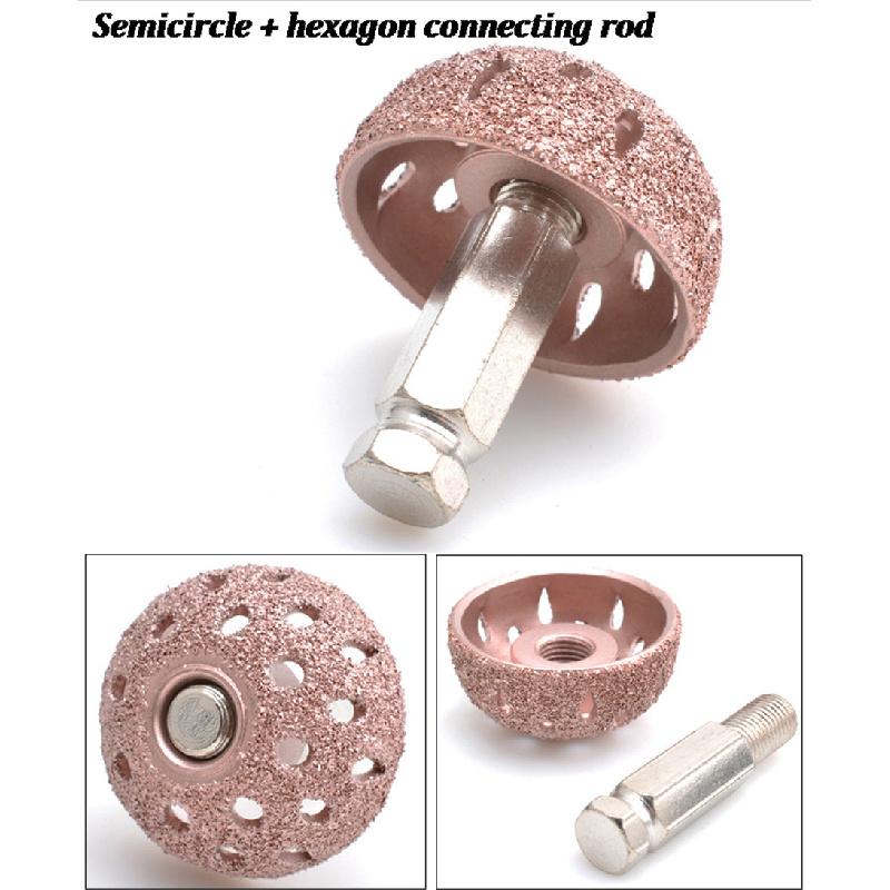 New Car Tire Repair Grinding Head Rotary Tools Coarse Buffing Wheel+Hex Linking Rod