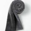LALA Fur Long Scarf - Grey