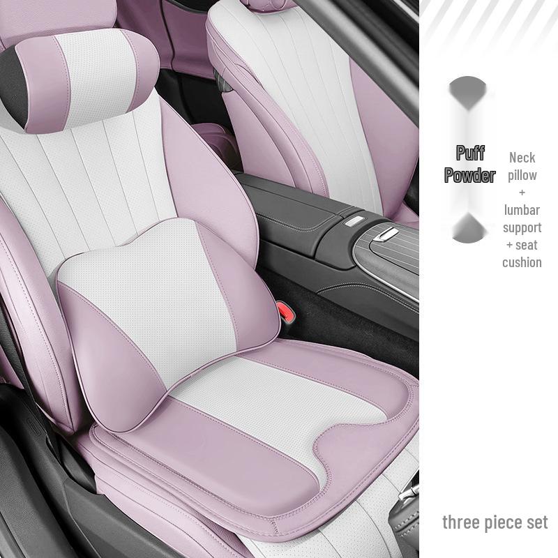 Compatible Headrest and Lumbar Support Cushion for BYD Seagull, Seal, Dolphin, Yuan PLUS Cars