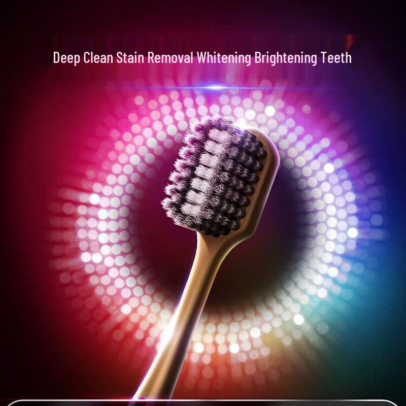 Colgate Wide Soft Silk Charcoal Spiral Toothbrush