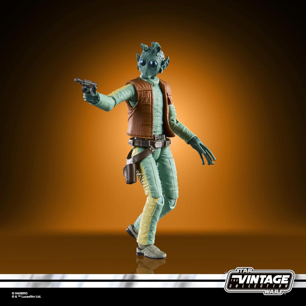 Hasbro STAR WARS Vintage Collection Star A New Hope Greedo Premium Collectible Action Figure G2604 Wars (Episode IV) 3.75-inch (Authentic)