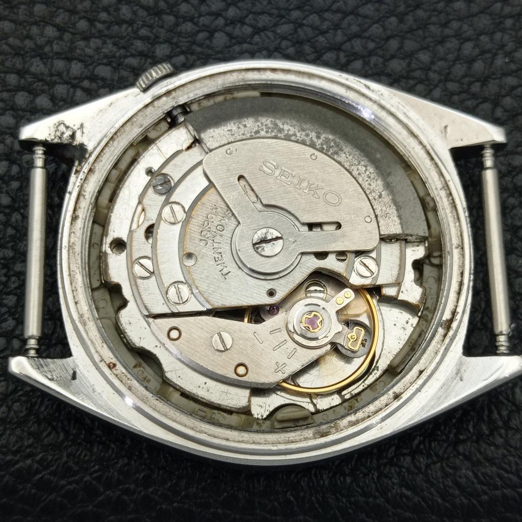 SEIKO 5 AUTOMATIC 6319A JAPAN MENS VINTAGE GREEN COLOR DIAL WATCH a701544-5 R206b-a701544