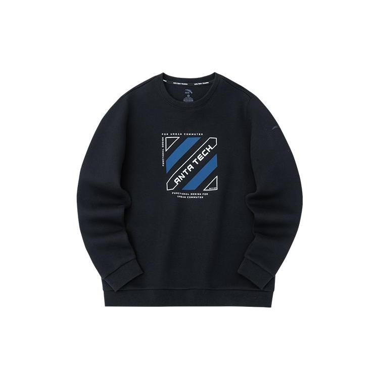 Anta Comprehensive Training Collection Sports Lifestyle Collection Sweatshirt Unisex Black 152237737-4 XXL