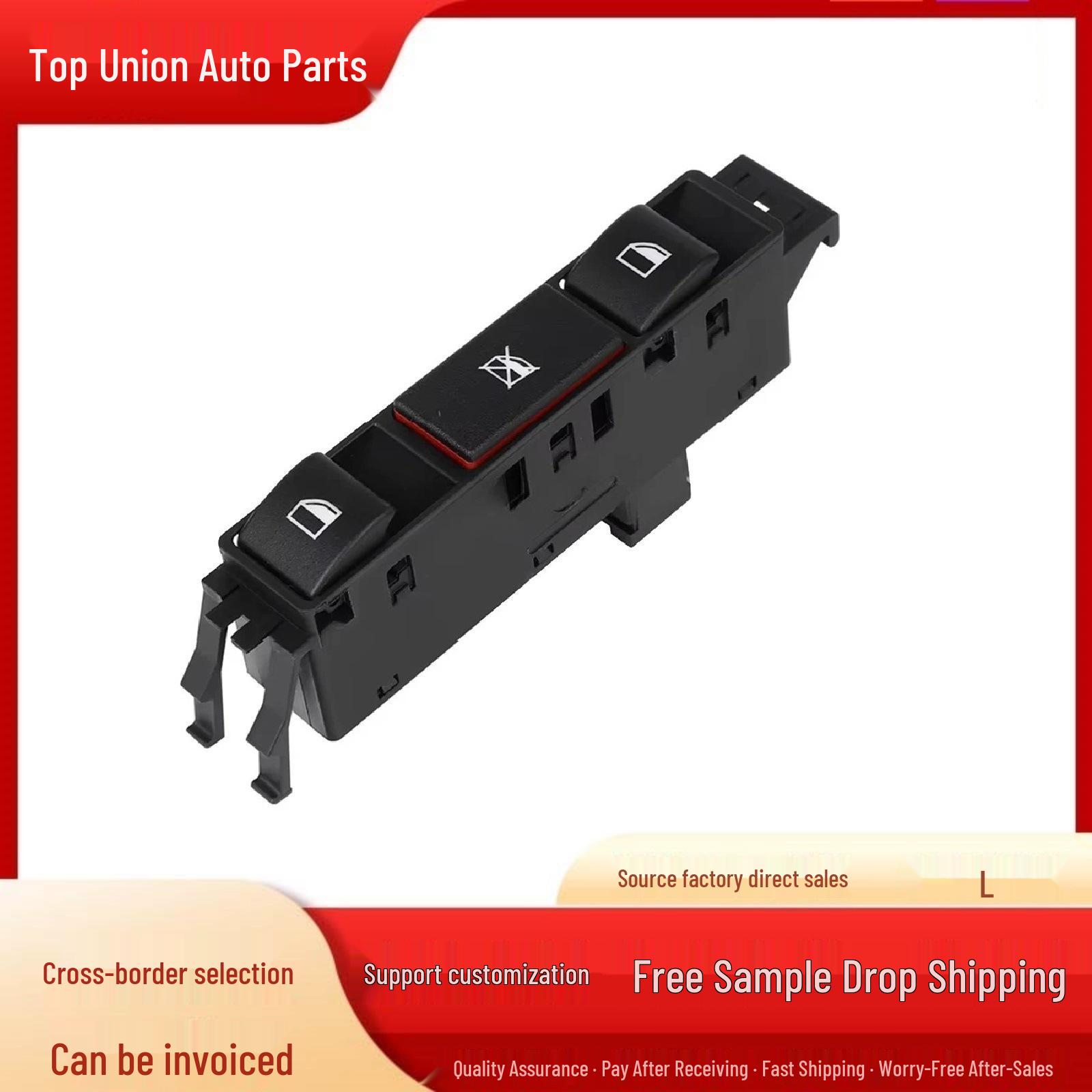

61316902184: Compatible Power Window Master Switch for 02-06 BMW 3 Series E46 Electric