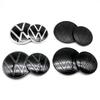 FD06-Valve Stems Caps For Volkswagen Polo 2019 2020 2021 2022 2023 2024 1Pc 139mm 110mm Car Logo Front Bonnet Hood Rear Trunk Emblem