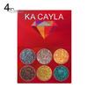Health Caring Glitter Sequins 6 Colors Eyeshadow Powder Palette Matte Eye Makeup Cosmetic