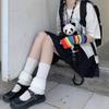 Japanese Lolita Knitted Soft Sister Hairball Piled Socks Lolita Knee Socks Jk Calf Socks Medium Tube
