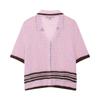 ZR Women's Summer 2025 Fashion Lapel Jacket & Shorts Set