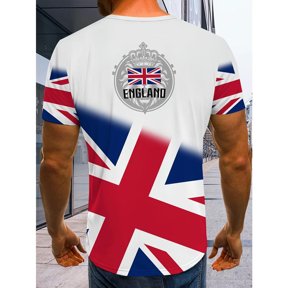 Breathable Casual Men's Printed Top Short Sleeve Daily Versatile T-Shirt Comfortable T-Shirts Men’s