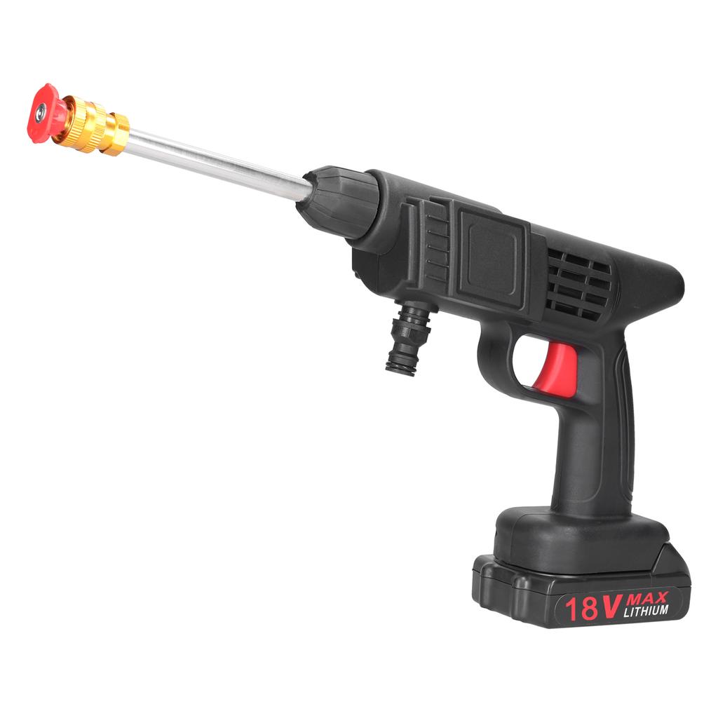 18V Household Cordless High Pressure Car Wash Tool Portable Vehicle Cleaning Machine Automobile