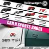 3D kovová samolepka s logem R na zadní kufr auta, emblém karoserie pro VW Golf 5 6 7 MK7 MK6 Polo Jetta Scirocco Beetle Passat Tiguan