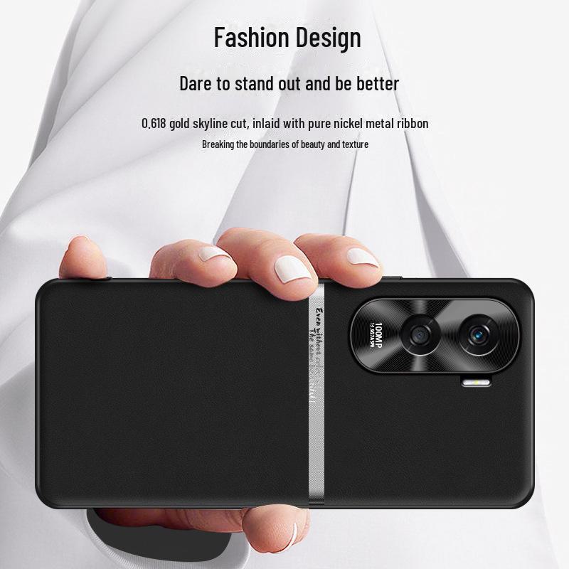 Protective Liquid Leather Case for Honor X50i - Anti-fall and Anti-fouling, Shipped Individually