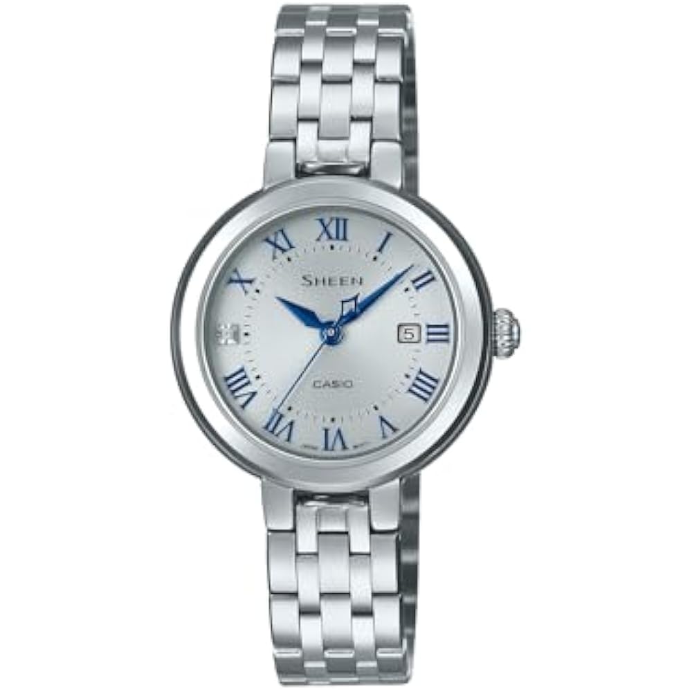

[Casio] Watch Scene [Domestic Genuine] Solar Sapphire Glass SHS-4530J-7AJF Ladies Silver x Blue