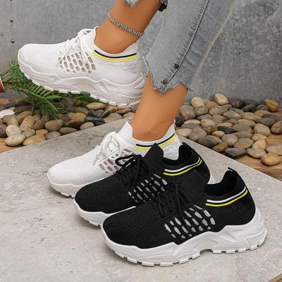 Neue Damen Fliegengewebe Sportschuhe Freizeit schuhe Frühling und Sommer Neue Netz atmungsaktive Laufschuhe