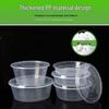 Disposable Round Food Container with High Lid