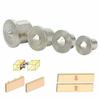 4Pcs/Set Dowel Tenon Center Set Woodworking Top Locator Roundwood Punch Wooden Furniture Centering Point