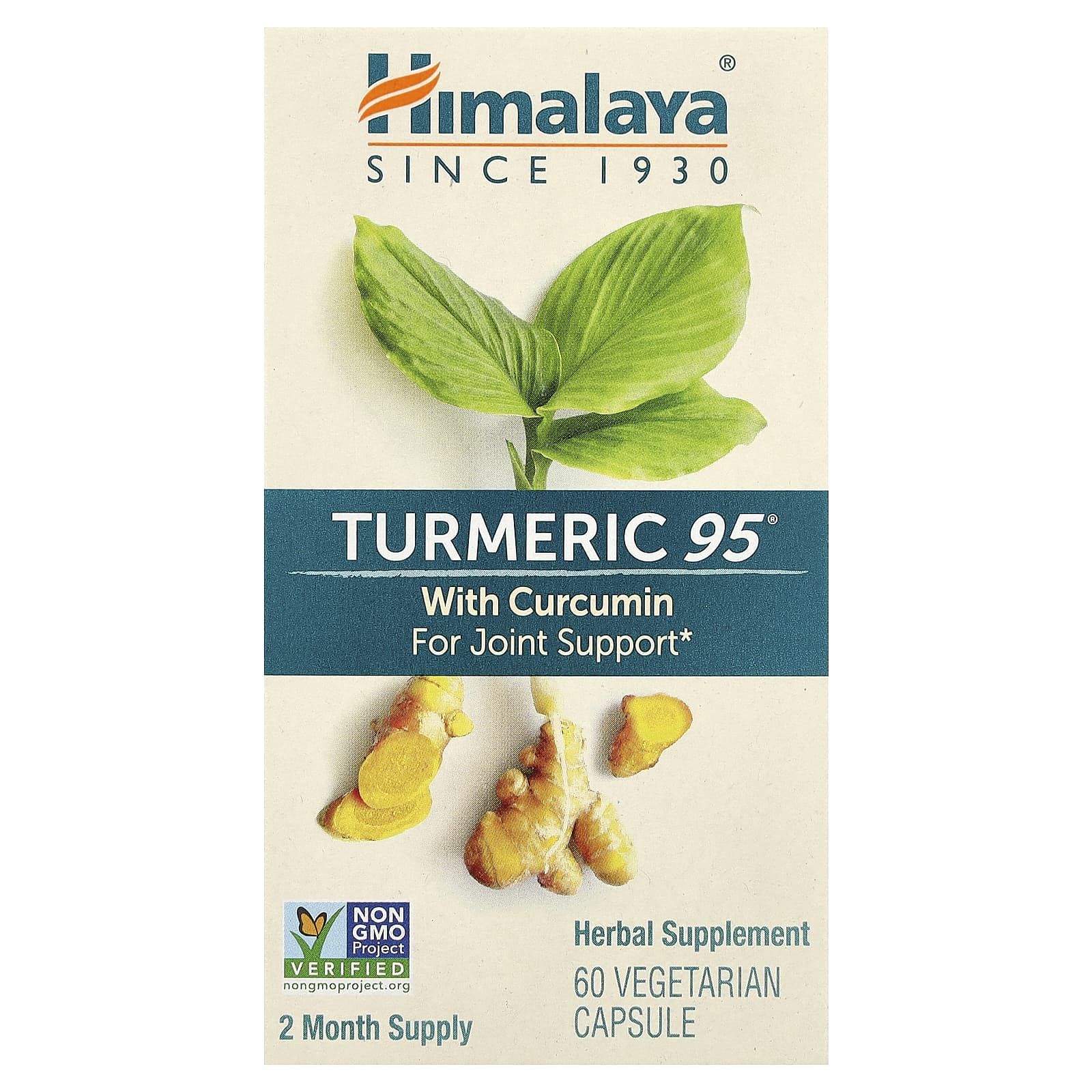 

Turmeric 95® with Curcumin, 60 Veggie Capsules