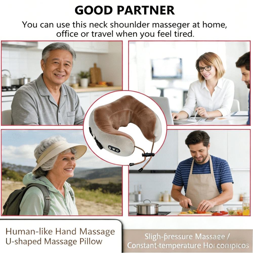 Cervical Relief Massager - Pulse Massage & Smart Temperature Control
