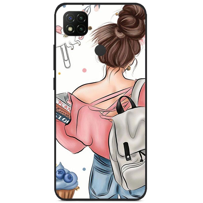 Para Redmi 9C NFC Funda para Xiaomi Redmi 9C 9 C NFC Funda trasera de silicona suave Funda de silicona para Redmi 9C NFC Funda de teléfono Fundas