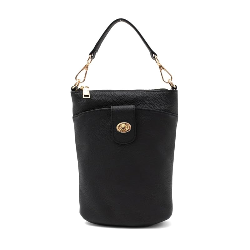 

[VITAFELICE] Vita Felice Genuine leather 2way vertical pochette ladies sib-20015n (black)