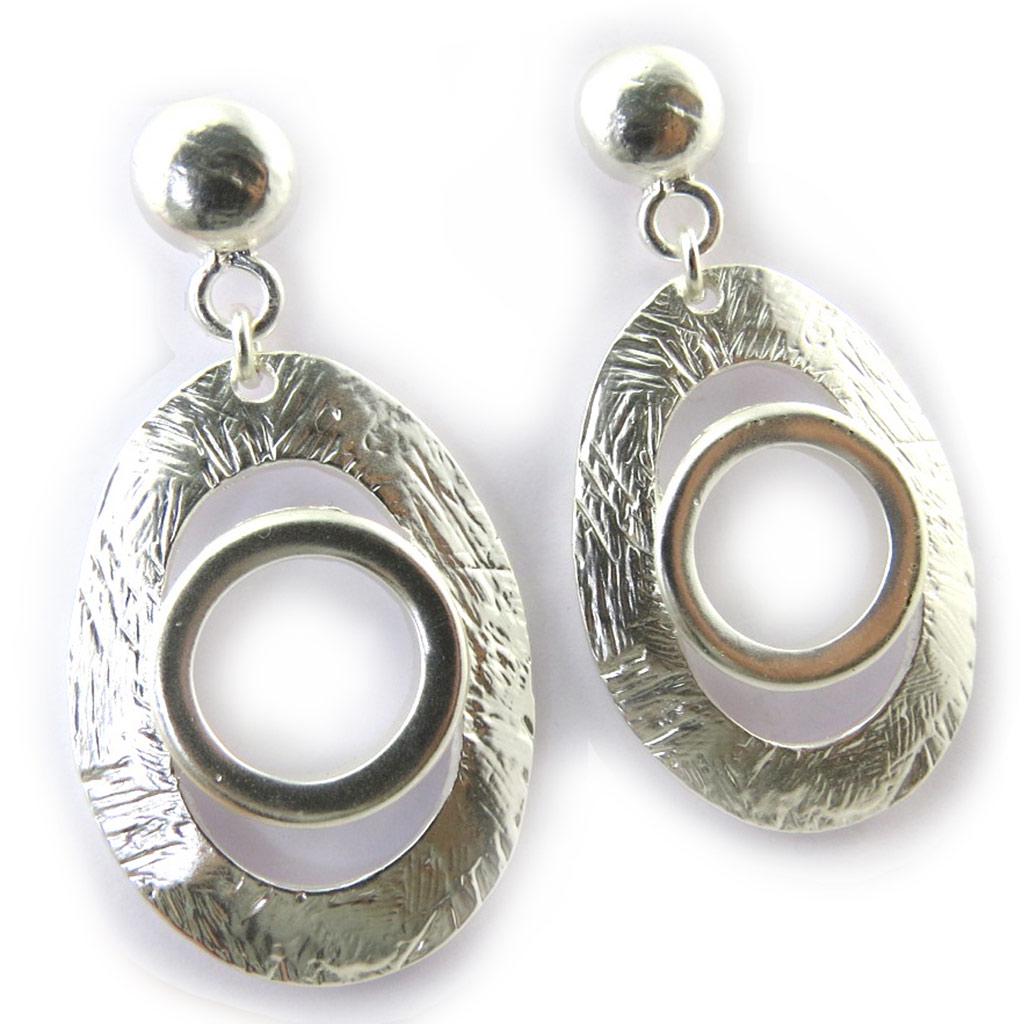 Dolce Vita [N3912] - Silver 'Antica' Designer Earrings