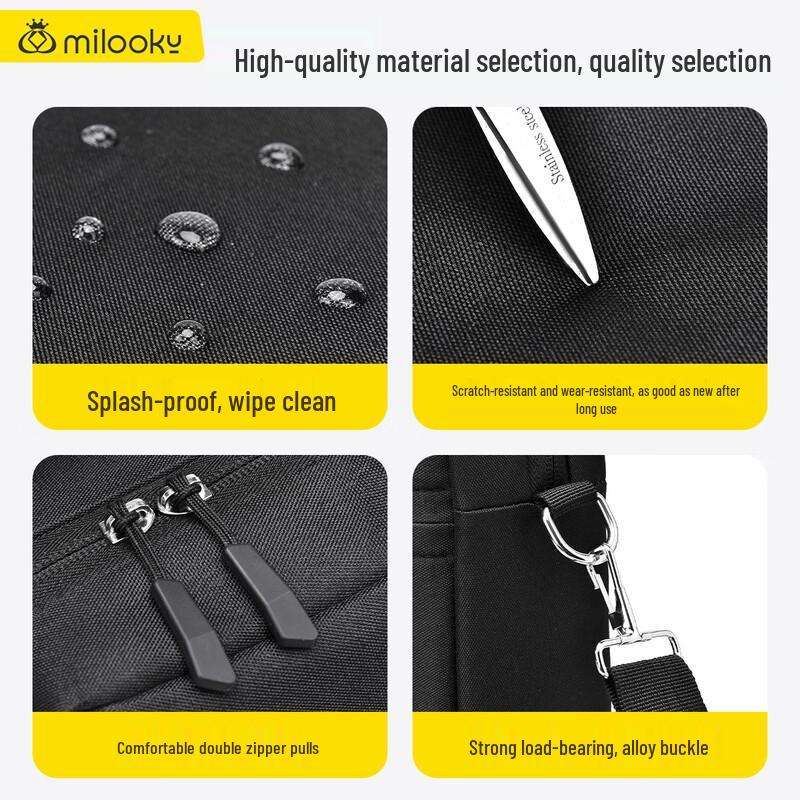 De-Yee Workshop Large Capacity Shoulder Laptop Bag