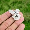 Sterling Silver Ruby Zoisite Stone Birthday Statement Ethnic Flower Ring Jewelry