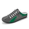 Fashion Fashion  men 2024 New Style lat-soled Wild Flat-bottomed Summer Thin Section Baotou Half Slippers