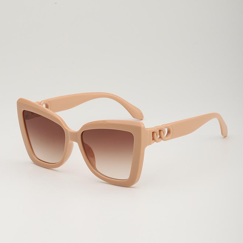 Big Frame Vintage Square Sunglasses for Women Men Cat Eye Sun Glasses UV Protection Fashion Goggles