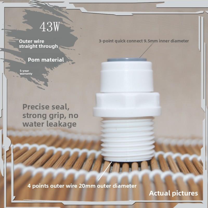 Gerader Ro Schnellanschluss 1/4" Schlauch 3/8" Außengewinde Innengewinde Kupplungsverbinder Wasserfilter Umkehrosmose Teile