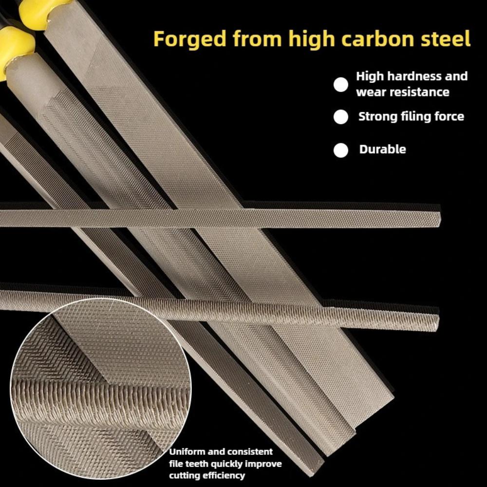 Schwerlast-Schleiffeilen-Satz aus Kohlenstoffstahl Grobzahnig Ergonomischer Griff für Metallbearbeitung Holzbearbeitung & Heimwerkerwerkzeuge