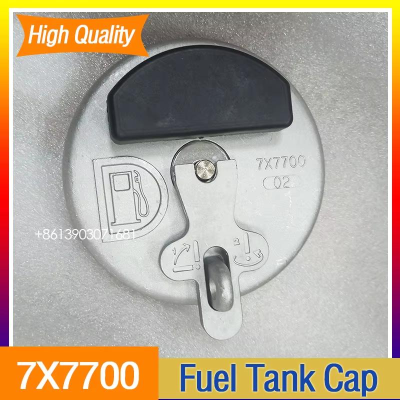 7X7700 Fuel Tank Cap for E320D 312D 313D Excavator Locking Fuel Tank Cap