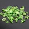 30pcs Acrylic Beads Green Transparent Leaf Shape Beads Charms Leaf Shape Beads  DIY Pendant