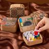 Nähset, tragbarer Reise-Nähkasten, Mini-Nähsets für Zuhause, Aufbewahrungsboxen mit Reißverschluss, Schnellbefestigungs-Nähset