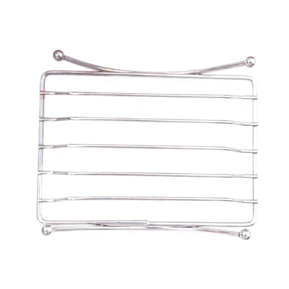 12*8cm Soap Dish Long-lasting Rust-resistant Stainless Steel