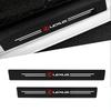 DMTZ1 4Pcs Carbon Fiber Car Threshold Protective Film Sticker Accessories For Lexus LS LC IS350 ES300h ES300 IS250 IS220d NX350h GS350