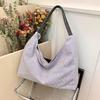 Large Capacity Striped Print Tote Bag Women's Shopping Bag Shoulder Bag Underarm Bag